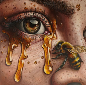 Original art for sale at UGallery.com | Saudade by Nuno Aparício | $6,100 | acrylic painting | 31.5' h x 31.5' w