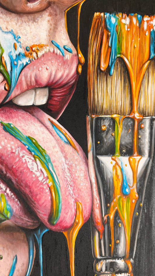 Seductive Art by Nuno Aparício |  Closeup View of Artwork 