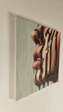 Original art for sale at UGallery.com | Sweet Tears by Nuno Aparício | $5,100 | acrylic painting | 23.62' h x 23.62' w | thumbnail 2