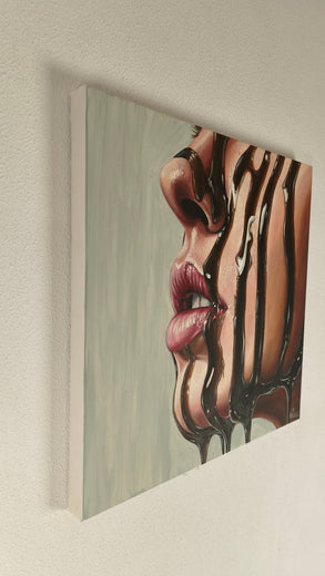 Sweet Tears by Nuno Aparício |  Side View of Artwork 