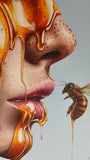 Original art for sale at UGallery.com | The Flight by Nuno Aparício | $8,950 | acrylic painting | 31.5' h x 31.5' w | thumbnail 4