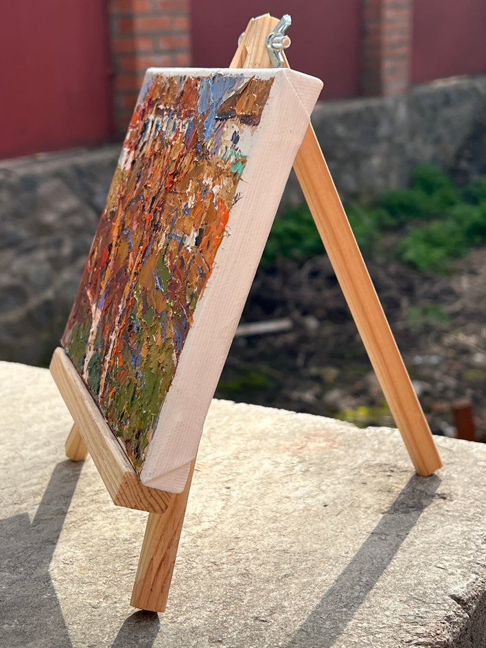 Autumn Afternoon by Oleksiy Ivanyuk |  Side View of Artwork 