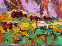 Original art for sale at UGallery.com | Autumn Colors by Oleksiy Ivanyuk | $675 | oil painting | 11.81' h x 13.78' w | thumbnail 4
