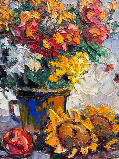 Autumn Colors. Bouquet by Oleksiy Ivanyuk |   Closeup View of Artwork 
