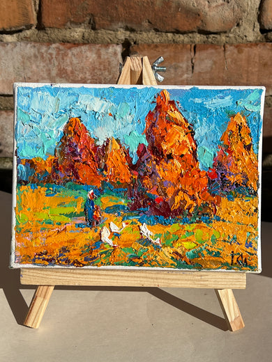 Autumn Gold by Oleksiy Ivanyuk |  Context View of Artwork 