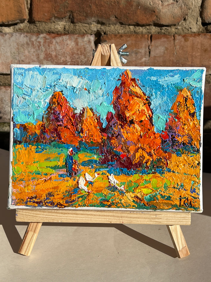 Autumn Gold by Oleksiy Ivanyuk |  Context View of Artwork 