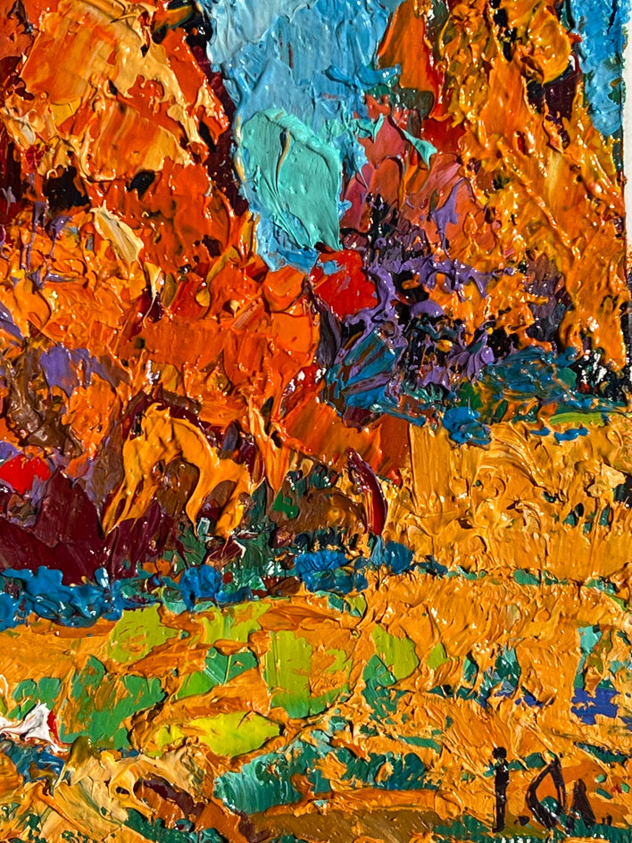Autumn Gold by Oleksiy Ivanyuk |  Closeup View of Artwork 