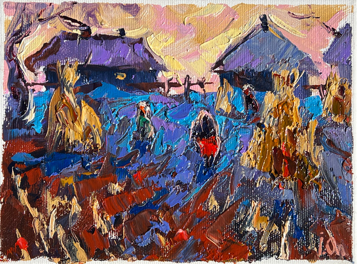 Autumn Vegetable Gardens by Oleksiy Ivanyuk |  Artwork Main Image 