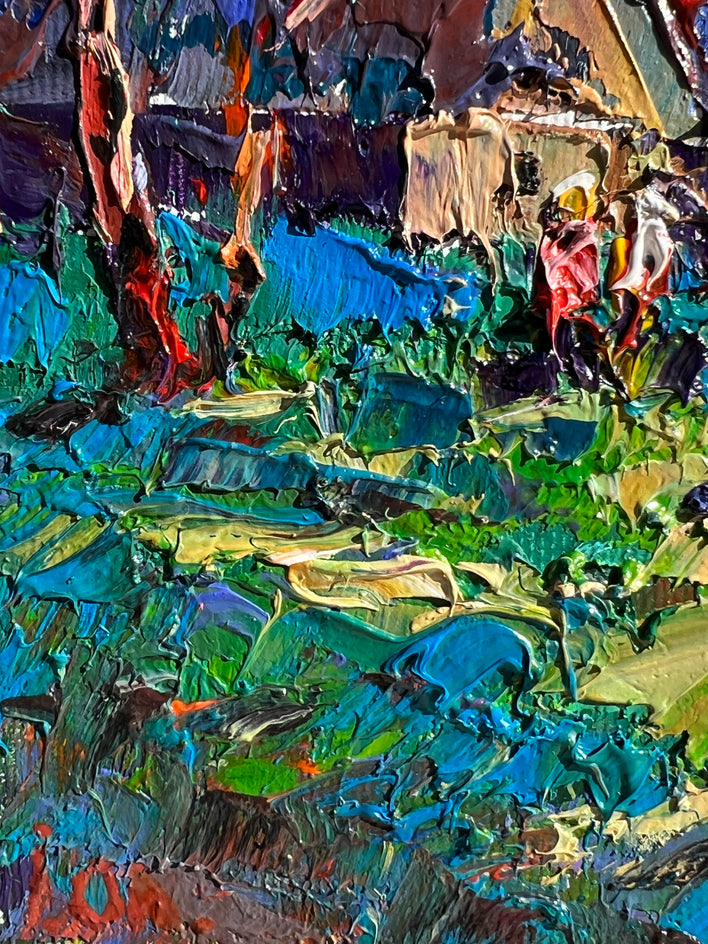 Cold Evening by Oleksiy Ivanyuk |  Closeup View of Artwork 