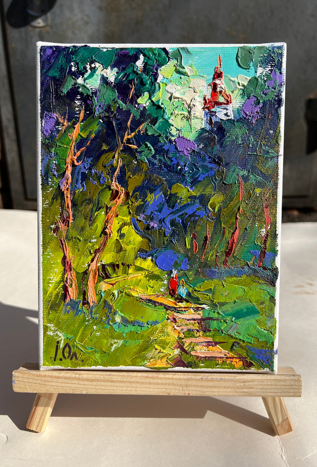 In the Shady Alley by Oleksiy Ivanyuk |  Context View of Artwork 