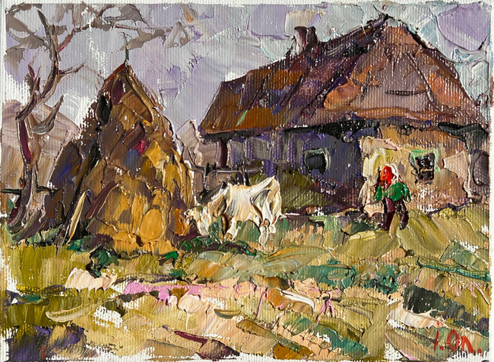 In the Yard by Oleksiy Ivanyuk |  Artwork Main Image 