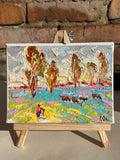 Original art for sale at UGallery.com | Morning by Oleksiy Ivanyuk | $550 | oil painting | 5.9' h x 7.87' w | thumbnail 3