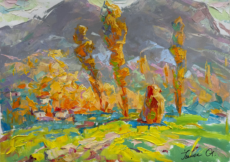 Morning in the Carpathians by Oleksiy Ivanyuk |  Artwork Main Image 