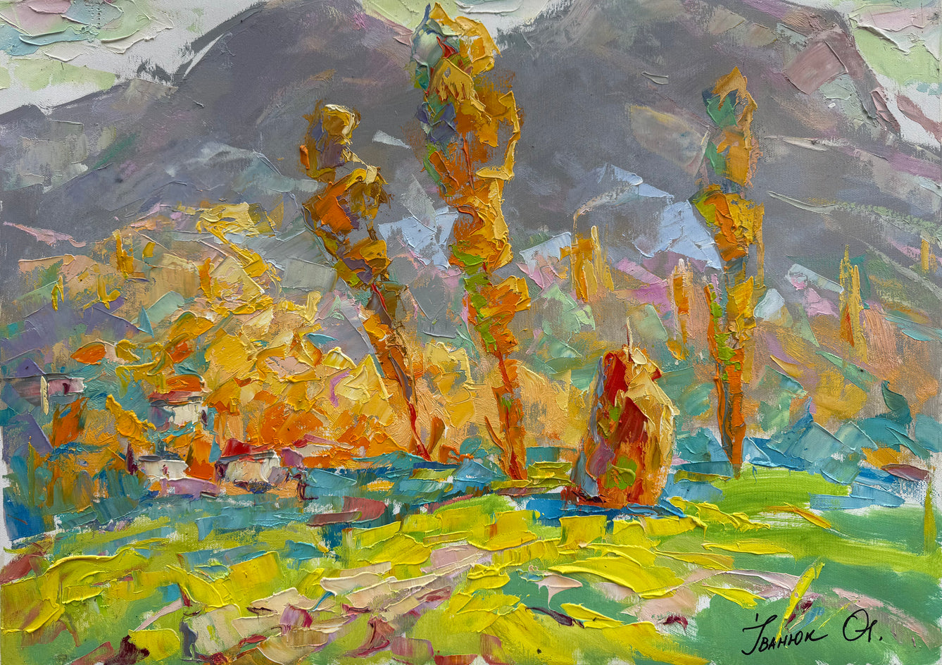 Morning in the Carpathians by Oleksiy Ivanyuk |  Artwork Main Image 