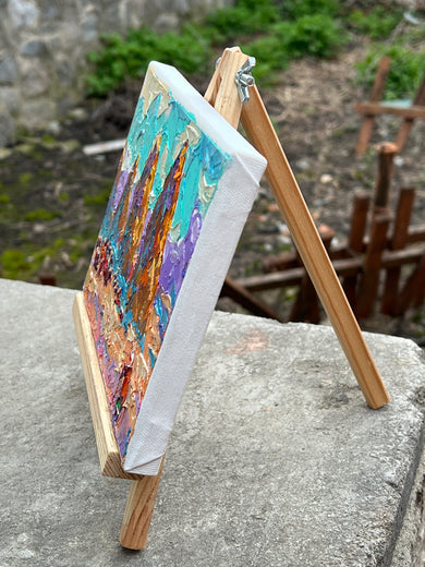 Morning Meadow by Oleksiy Ivanyuk |  Side View of Artwork 