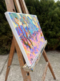 Original art for sale at UGallery.com | Morning. Urban Motif by Oleksiy Ivanyuk | $675 | oil painting | 9.45' h x 13.39' w | thumbnail 2