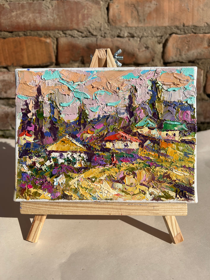 Outskirts of the Village by Oleksiy Ivanyuk |  Context View of Artwork 