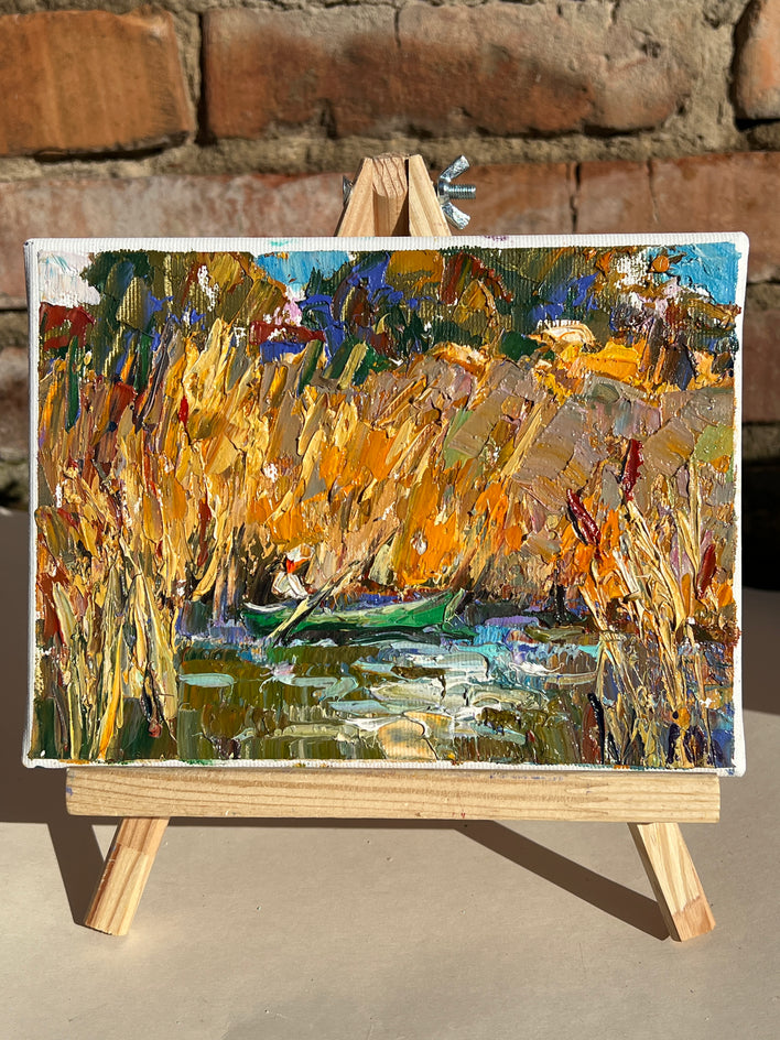 Quiet Backwater by Oleksiy Ivanyuk |  Context View of Artwork 