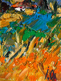 Original art for sale at UGallery.com | Rural Outskirts by Oleksiy Ivanyuk | $850 | oil painting | 5.9' h x 7.87' w | thumbnail 4
