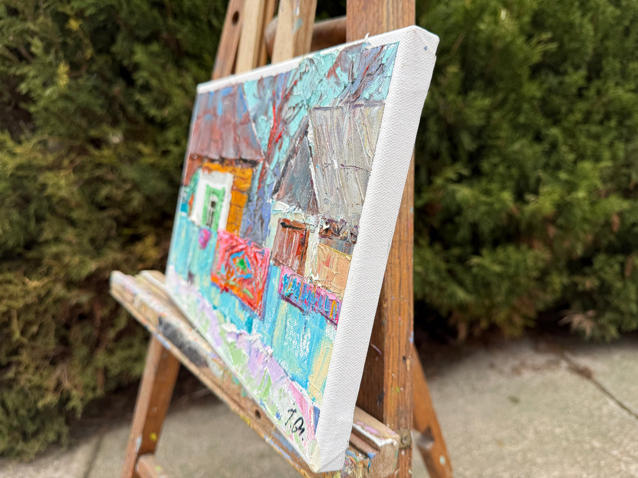 Saturday by Oleksiy Ivanyuk |  Side View of Artwork 