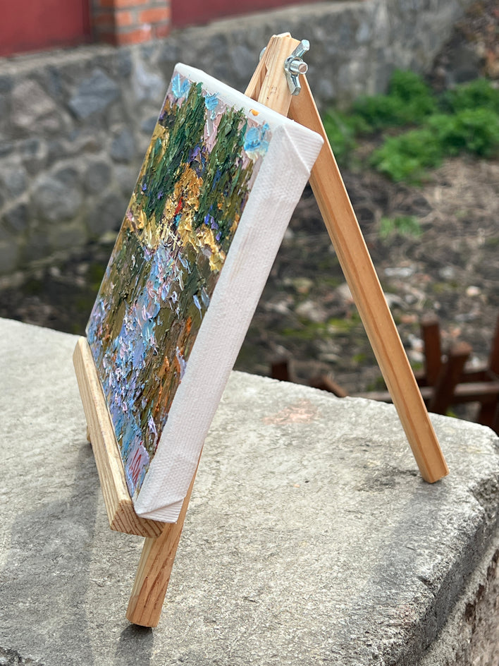 Summer Afternoon by Oleksiy Ivanyuk |  Side View of Artwork 