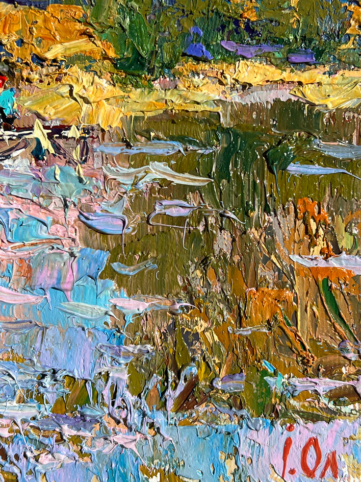 Summer Afternoon by Oleksiy Ivanyuk |  Closeup View of Artwork 