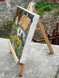 Original art for sale at UGallery.com | Summer Sunday by Oleksiy Ivanyuk | $575 | oil painting | 5.9' h x 7.87' w | thumbnail 2