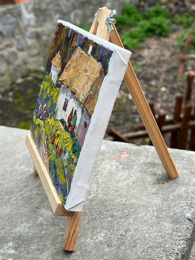 Summer Sunday by Oleksiy Ivanyuk |  Side View of Artwork 