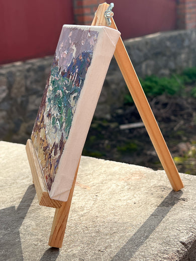 The Sea Is Stormy by Oleksiy Ivanyuk |  Side View of Artwork 