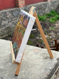 Original art for sale at UGallery.com | Vegetable Garden by Oleksiy Ivanyuk | $575 | oil painting | 5.9' h x 7.87' w | thumbnail 2