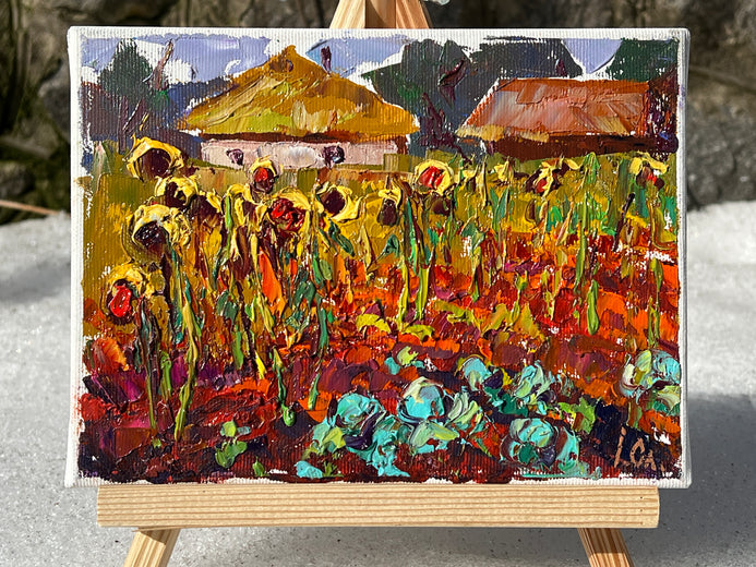 Vegetable Garden by Oleksiy Ivanyuk |  Context View of Artwork 