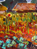 Original art for sale at UGallery.com | Vegetable Garden by Oleksiy Ivanyuk | $575 | oil painting | 5.9' h x 7.87' w | thumbnail 4