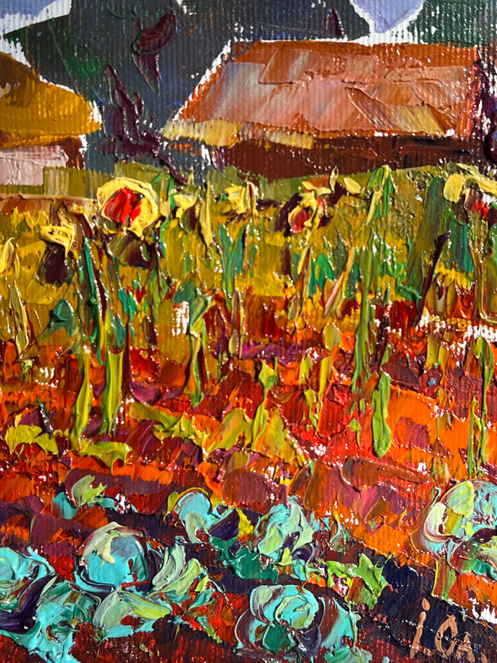 Vegetable Garden by Oleksiy Ivanyuk |  Closeup View of Artwork 