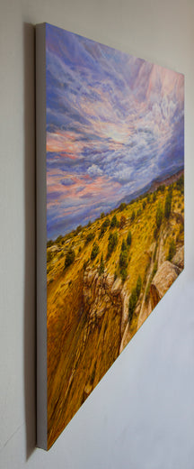 Before the Rain by Olena Nabilsky |  Side View of Artwork 