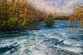 Original art for sale at UGallery.com | Colorado River by Olena Nabilsky | $2,200 | oil painting | 24' h x 36' w