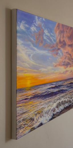 Gentle Sunrise by Olena Nabilsky |   Closeup View of Artwork 
