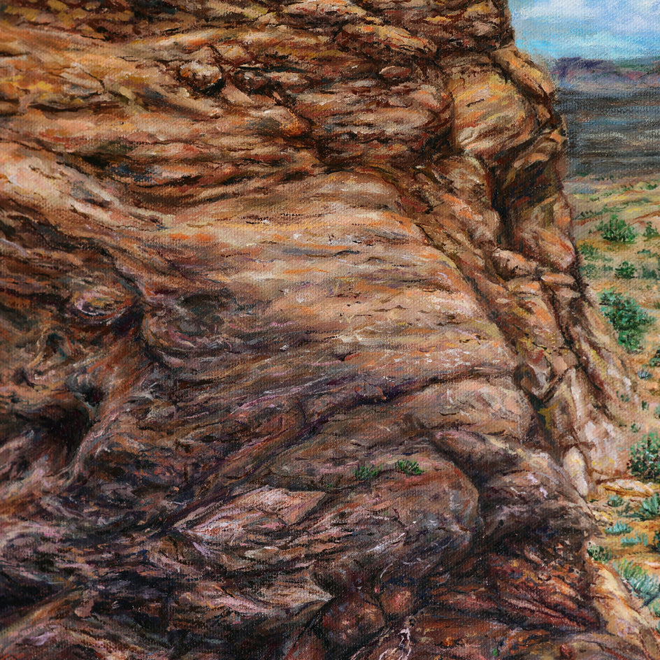 Summer in the Valley by Olena Nabilsky |  Closeup View of Artwork 