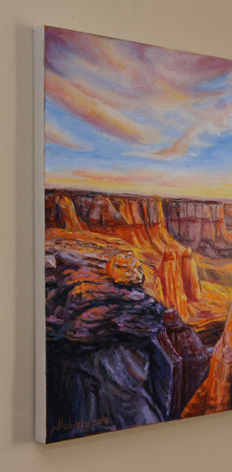 The View by Olena Nabilsky |  Side View of Artwork 