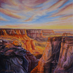 oil painting by Olena Nabilsky titled The View