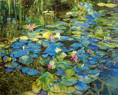 Mixed Water Lilies Spotted Sunlight by Onelio Marrero | Artwork Main Image