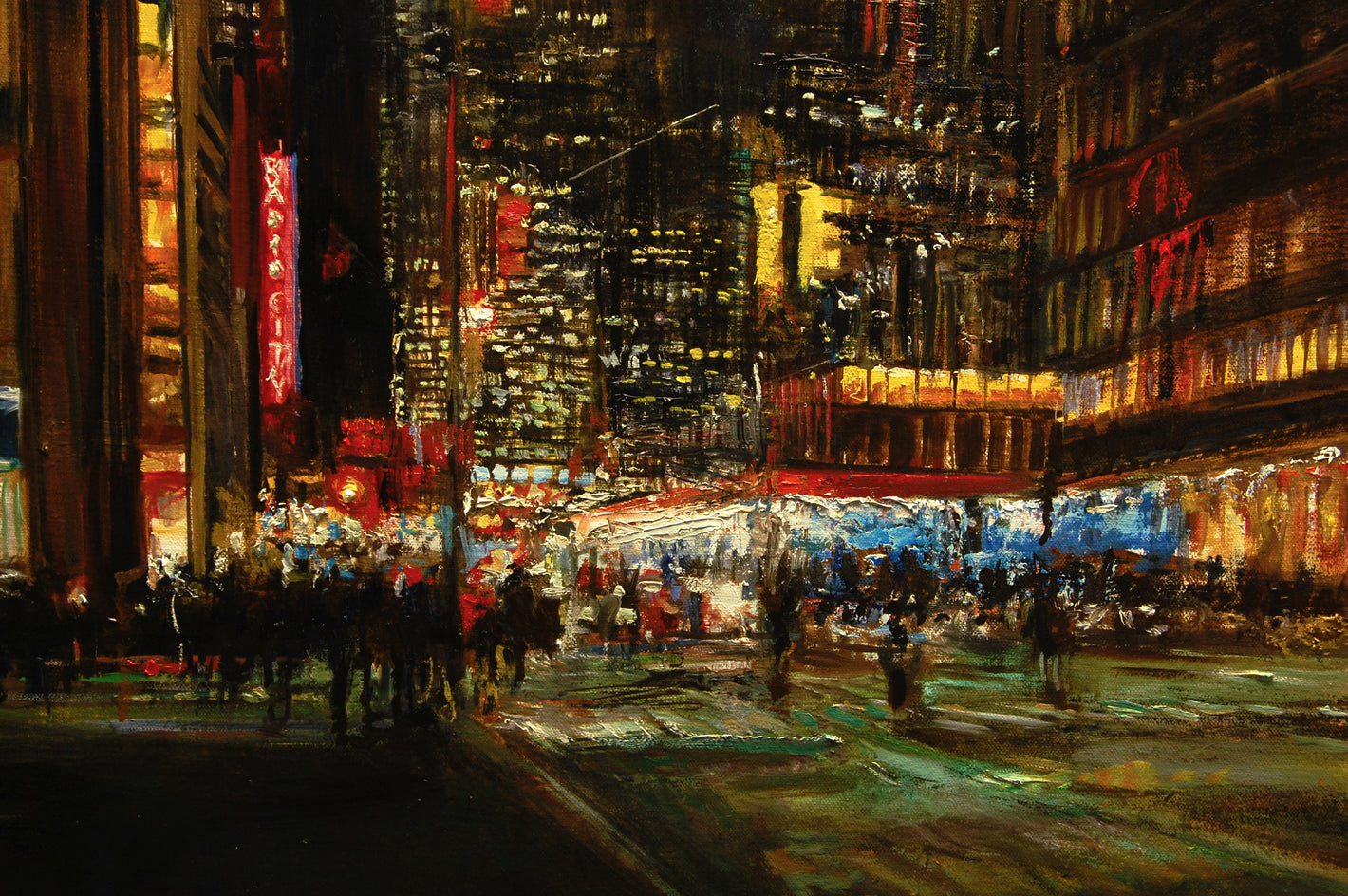 7th Avenue by Onelio Marrero |  Closeup View of Artwork 