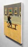 Original art for sale at UGallery.com | A Day of Discovery by Onelio Marrero | $625 | oil painting | 12' h x 12' w | thumbnail 2