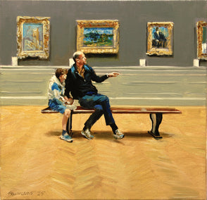 oil painting by Onelio Marrero titled A Day of Discovery