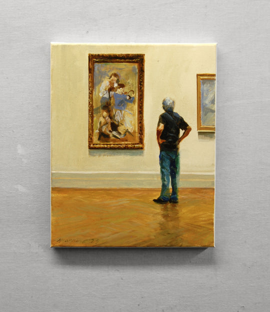 Admiring Picasso by Onelio Marrero - oil painting | UGallery