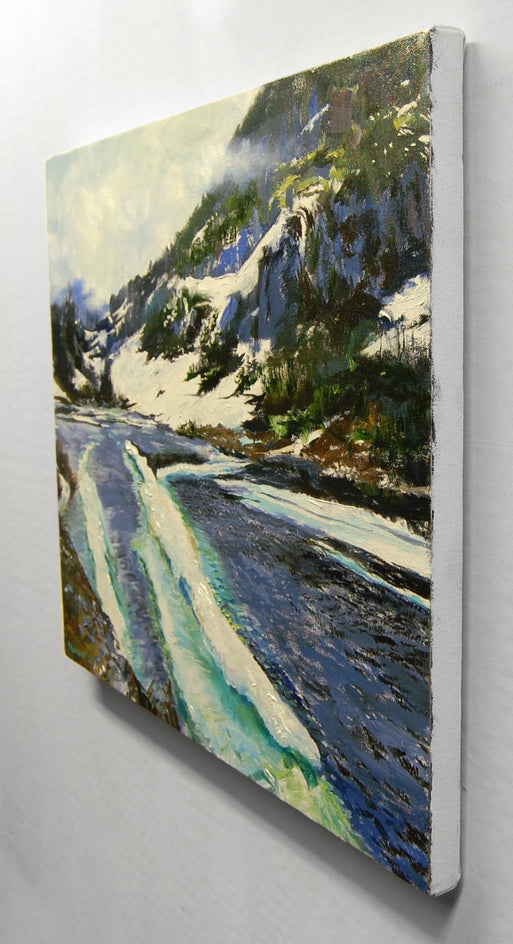 Along the White Pass Railway, Skagway by Onelio Marrero |  Side View of Artwork 