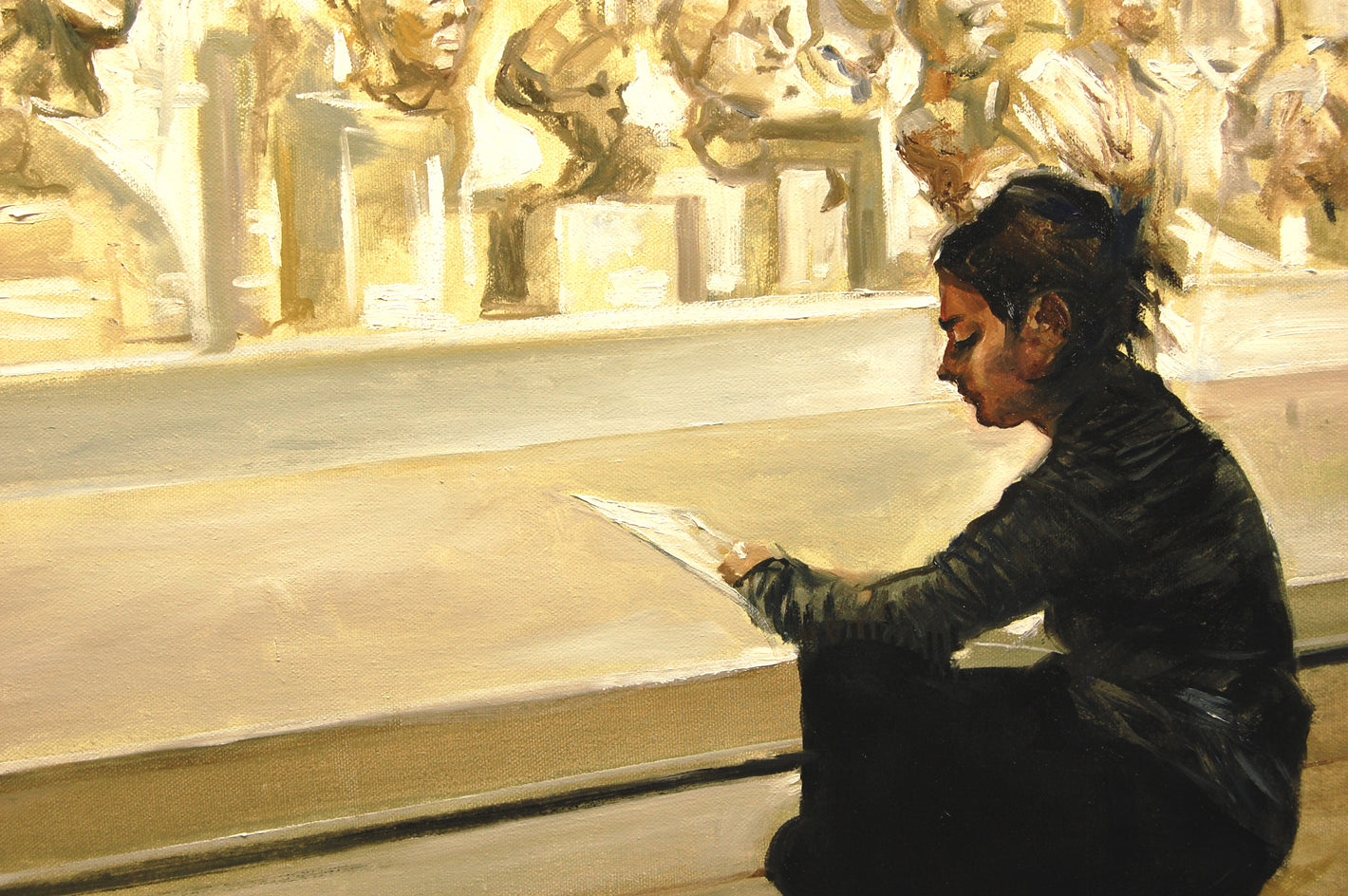Ancestry by Onelio Marrero |  Closeup View of Artwork 