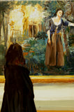 Original art for sale at UGallery.com | Angels and Patrons by Onelio Marrero | $600 | oil painting | 14' h x 11' w | thumbnail 4