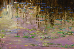 Original art for sale at UGallery.com | As Evening Descends by Onelio Marrero | $950 | oil painting | 14' h x 24' w | thumbnail 4