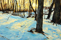 Original art for sale at UGallery.com | As the Sun Sets by Onelio Marrero | $1,150 | oil painting | 18' h x 24' w | thumbnail 4