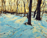 Original art for sale at UGallery.com | As the Sun Sets by Onelio Marrero | $1,150 | oil painting | 18' h x 24' w | thumbnail 1